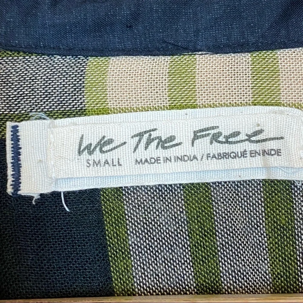 Free People Pacific Plaid Wool Blend Shirt Size Small Women - Picture 12 of 16